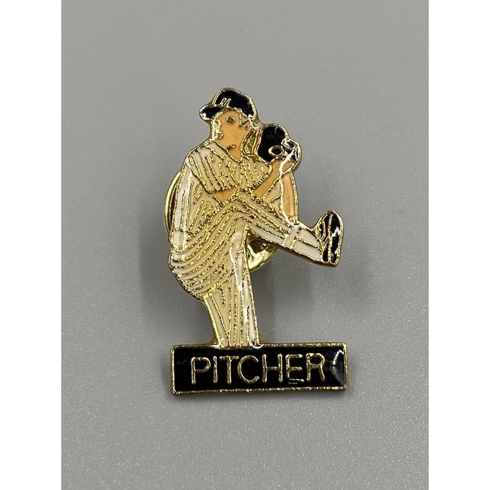 1” Baseball Pitcher‎ Sports Player Lapel Pin